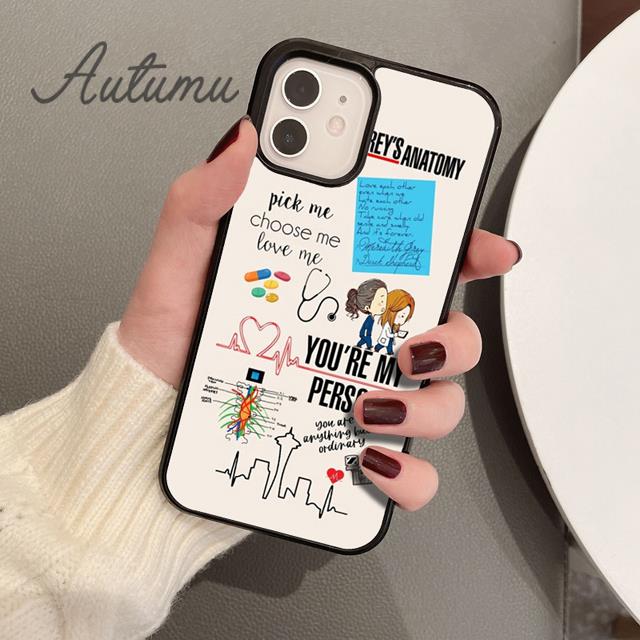Grays Anatomy You are my person Phone Case for iPhone 17 Air 15 16 11 12 13 14 Pro Max Plus coque Fundas Shell iPhone 13