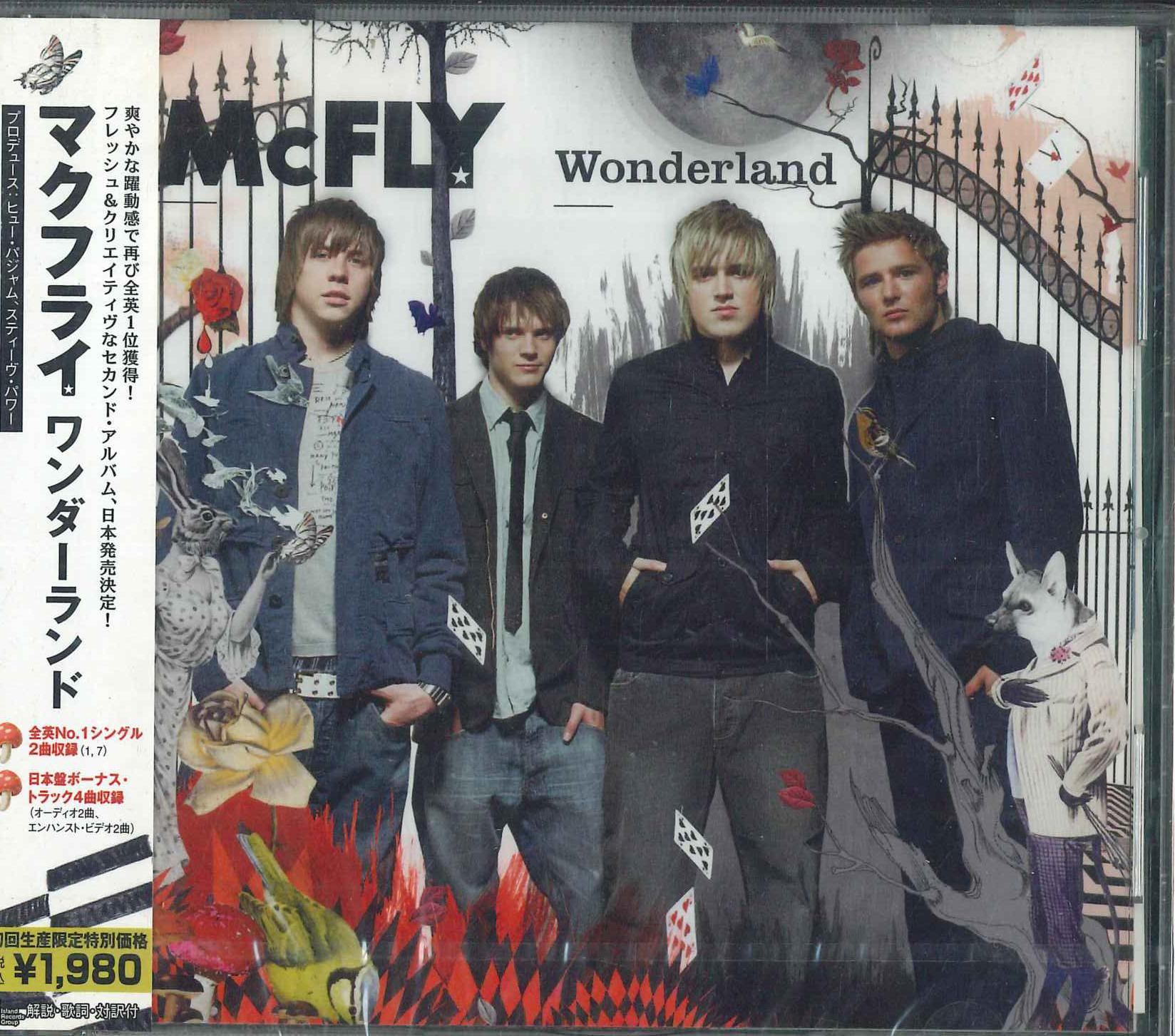 

CD MCFLY Wonderland UICI9011PROMO ISLAND 2006 Япония Оби Рок Б/У