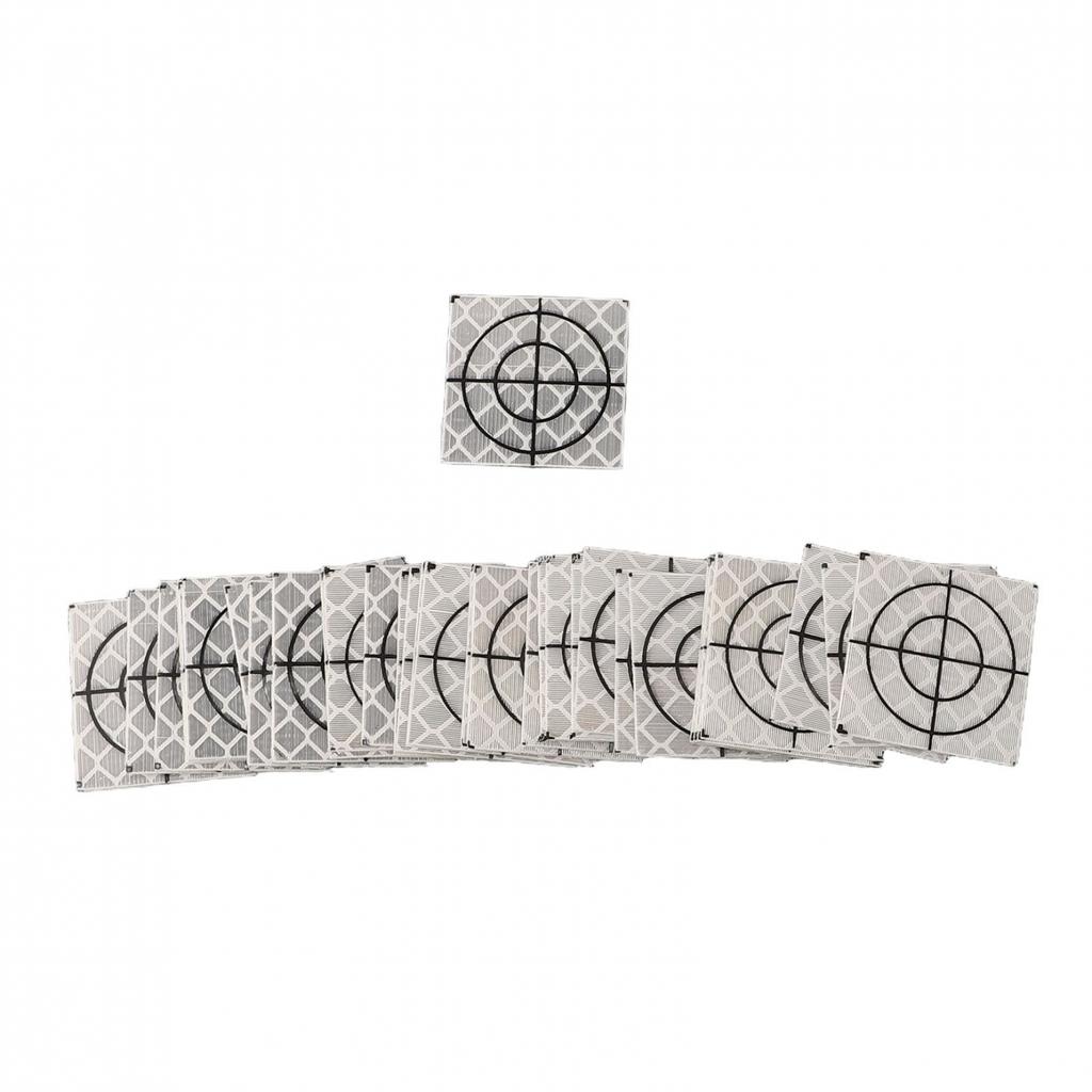 100pc Total Station Reflector Reflector Silver Reflective Target
