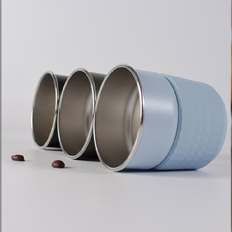 Modern Coffee Cup with 300ml Capacity Practical Coffee Cup Functional Heat Insulated Mug for Camping and Office Use