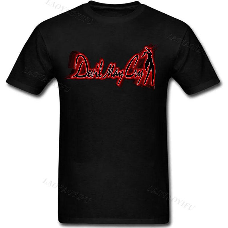 

Anime Shirt Gamer Clothes Devil May Cry Graphic T Shirts Unisex Women Vintage Fashion Aesthetic Classic Regular Casual Funny Tee 4XL