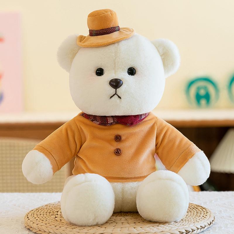 Adorable Plush Bear Doll Cute Cartoon Wedding Couple Gift For Birthdays And Celebrations 22cm 35cm 45cm Sizes Available