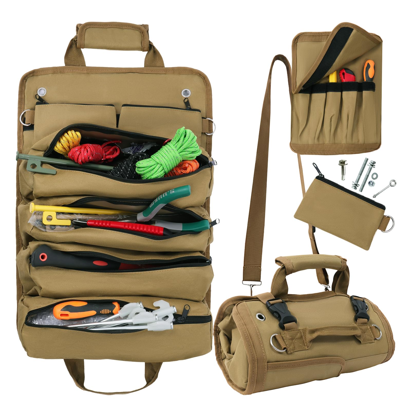 

Сумка для инструментов из ткани Оксфорд 900D, 11 карманов, сумка для колышков, 30 см, чехол для хранения молотка, сумка для инструментов, сумка для инструментов, сумка для хранения походных принадлежностей