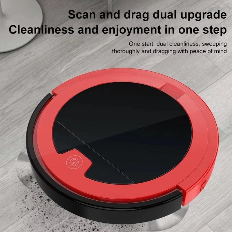 2024 New Ultraviolet Sweeping Robot Fully Automatic Intelligent Cleaning Machine USB Charging Vacuum Cleaner Home Office Gift