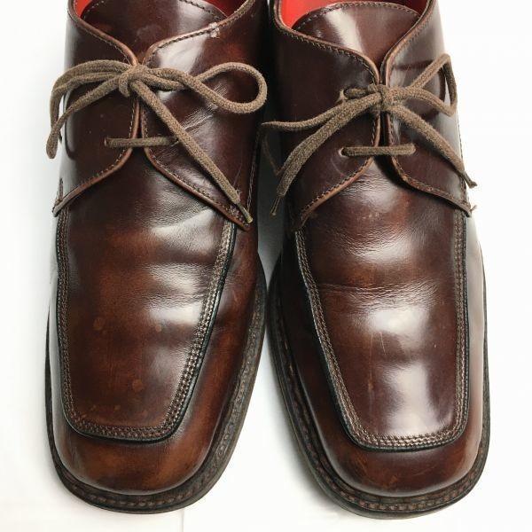 JEFFRY-WEST Made In England U-Tip Business Shoes Size 8 26.5 Brown Men’s(USED)