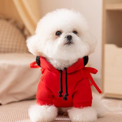 Ropa para perros Suéter Nezha dragón marino perro pequeño Bichón teddy otoño e invierno ropa para mascotas de dos patas