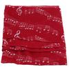 Fashion Stylish Thin Section Printed Musical Notes Chiffon Scarf Shawl Air Conditioner Shawl