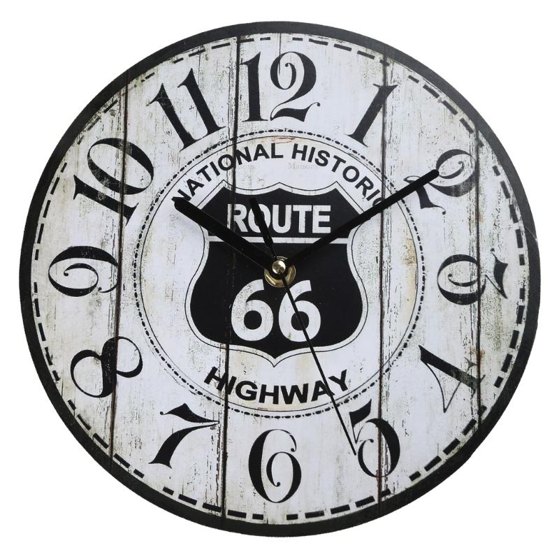 Wall Wooden Clocks Brief Design Silent Home Cafe Office Wall Decor 9inch Wall Art Large Wall Clocks 23cm Coffee Houses