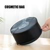 Barrel Makeup Bag Waterproof Abrasion Resistance Polyester Travel Cosmetic Bag with Soft Firm Handle for Cosmetic Brush