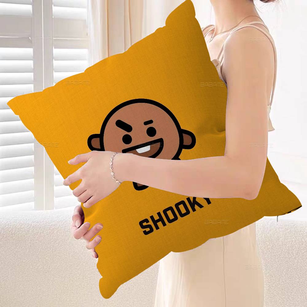 Korean Idol Pillow Cover for Bedroom Room and Living Room Sofa Decorative Cushion Cover