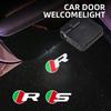 1/2Pcs R S Sport Logo Car Door HD LED Lamps Projector Courtesy Welcome Lights For Jaguar X-Type S-Type XJL XJS XFR XF XE XEL XFL PP21