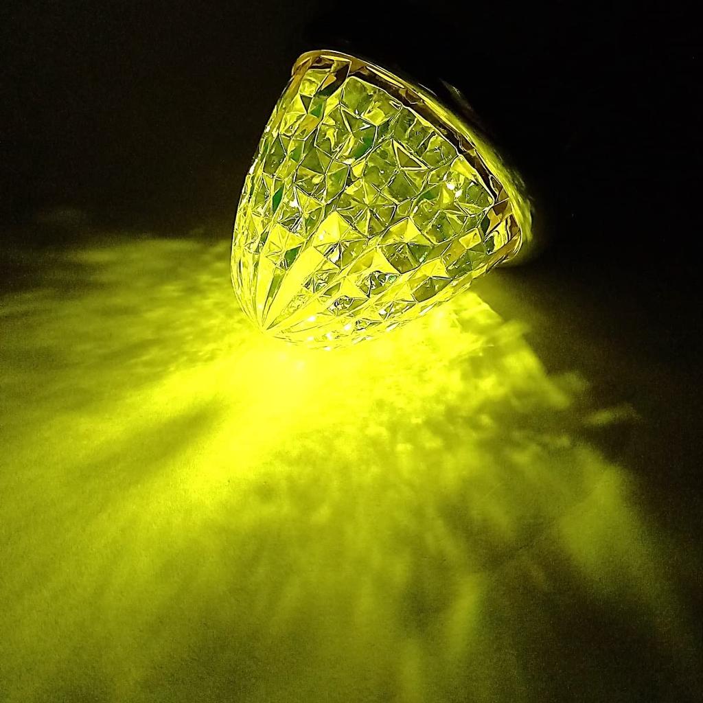 Customize 24V Truck LED Marker Lamp Side Marker Plated Ring 8 Sides Crystal Cut