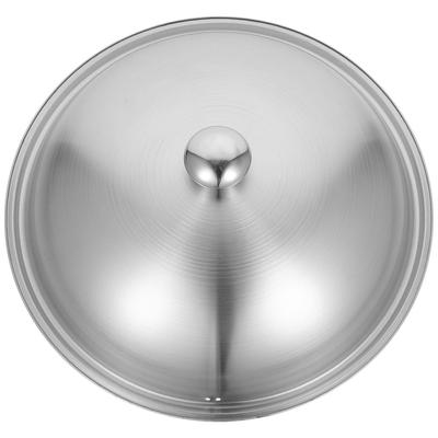Stainless Steel Pot Lid Useful Pan Cover for Pots and Pans Metal Frying Portable Stove