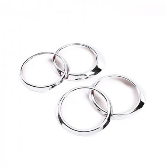 For Toyota Tacoma 2016- Car Dashboard Air Vent Cover Trim ABS Chrome 4pcs