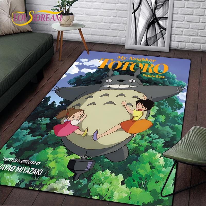 Cute Cartoon Anime Carpet for Living Room Bedroom Rug Kitchen Kids Unslip Floor Mat Birthday Gift Photography Props Tintines Rug