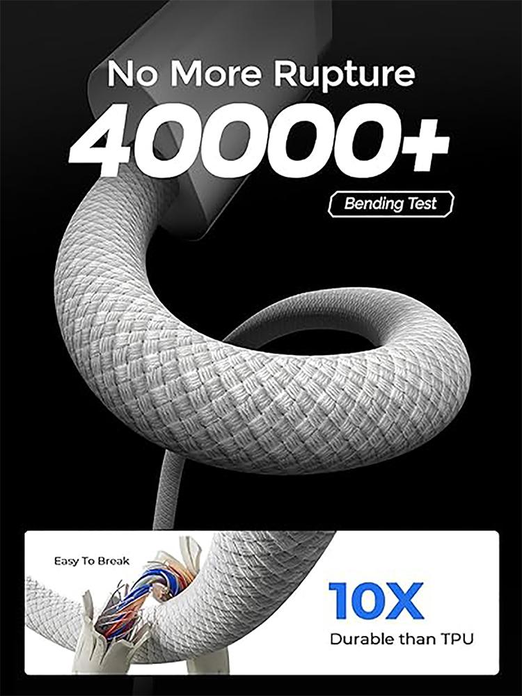 120W PD Type C Cable Super Fast Charger Cord Quick Charge USB C To USB C Cables Phone Charger For iPhone 16 15 Pro Max Plus 16e