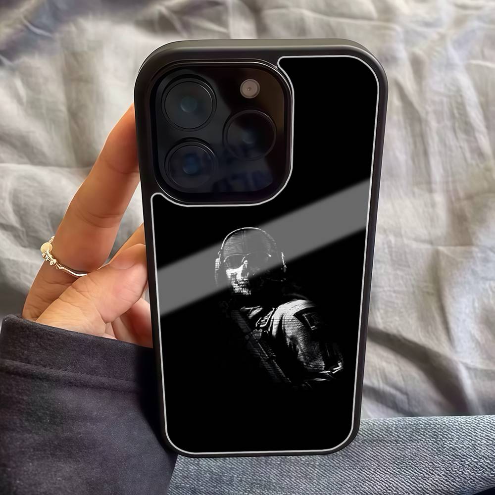 C-Call Of D-Duty Anime Phone Case For Iphone 17 Air 16 15 14 13 12 11Pro Max Plus Hard Plastic PC+TPU Cover