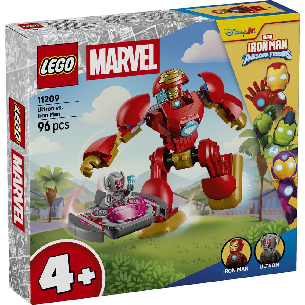 LEGO Marvel Ultron Vs. Iron Man 11209 Toy for Boys and Girls