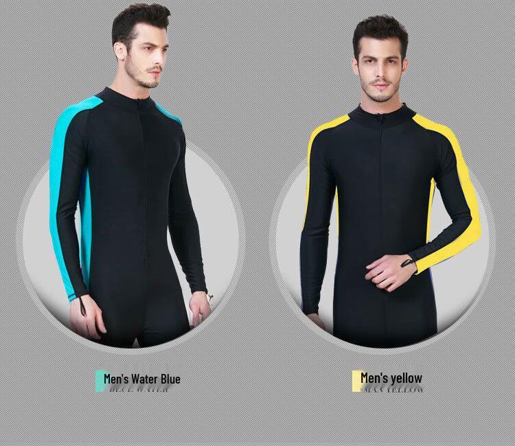 Sbart Damen Langarm Einteiler Badeanzug für Tauchen, Schnorcheln und Surfen – Übergröße Sonnenschutz Quallenanzug