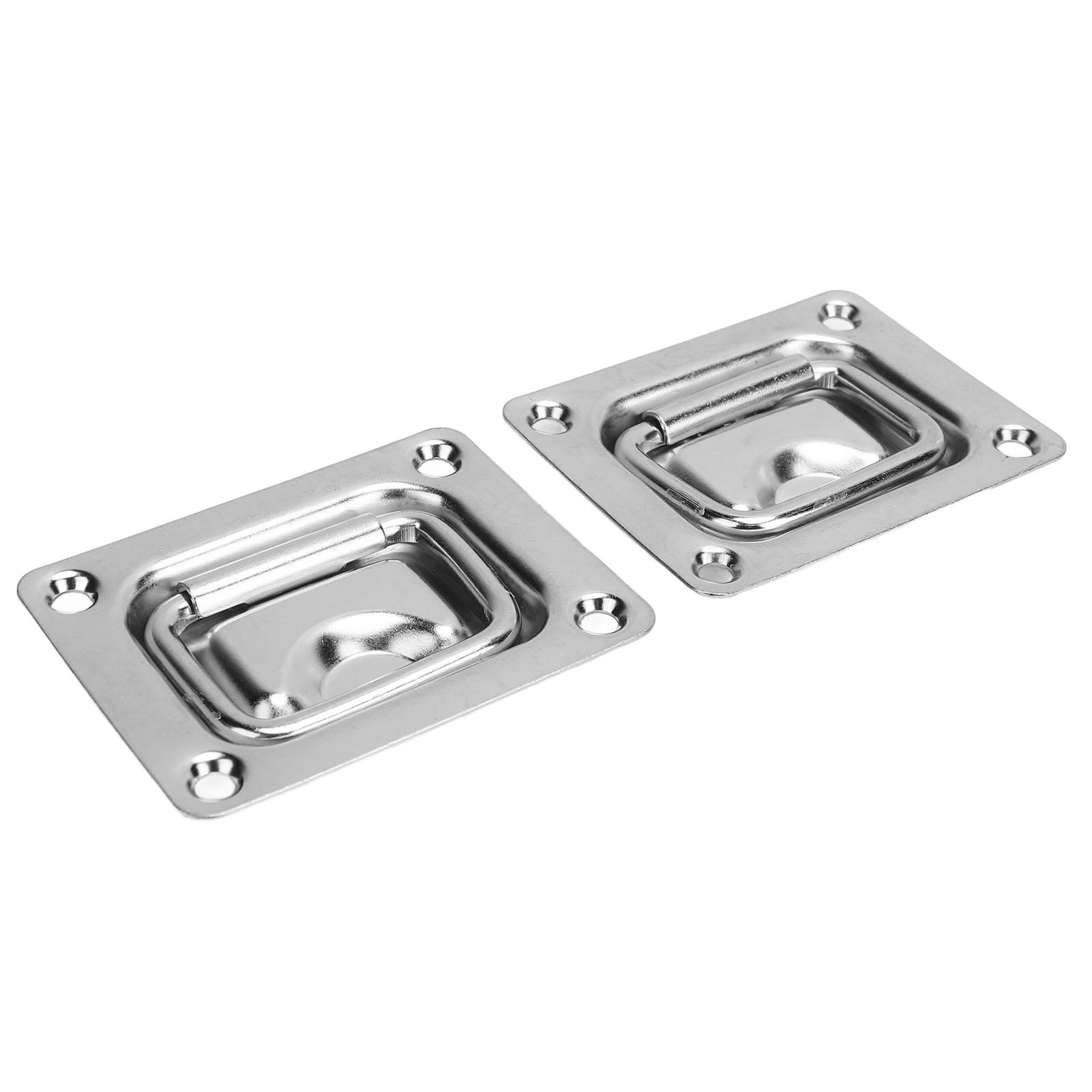 

76 X 57 мм 2 шт. Врезная подъемная ручка-кольцо из нержавеющей стали 304, прочная, врезная, утопленная подъемная ручка