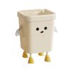 Trash Can Lightweight Cartoon Sturdy Household Large Capacity Trash Can Cute Garbage Bin For Study Home Office Kitchen Bedroom