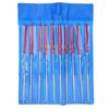 10pcs Plated Metal Handle File Jewelry Making Watch Repair Carving Tool Set