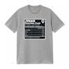 Womens Tribe Of Judah Nutrition Facts Hebrew Israelite T Shirt White Small vintage Washed Breathable Soft Unisex Versatile