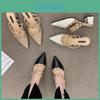 Shoe Category Pointed Toe Slippers With Rubber Sole For Womens Fashion And Office Wear