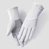 Autumn and winter gloves for women, warm, windproof, cold proof, waterproof, velvet, anti slip, foldable outdoor cycling sports