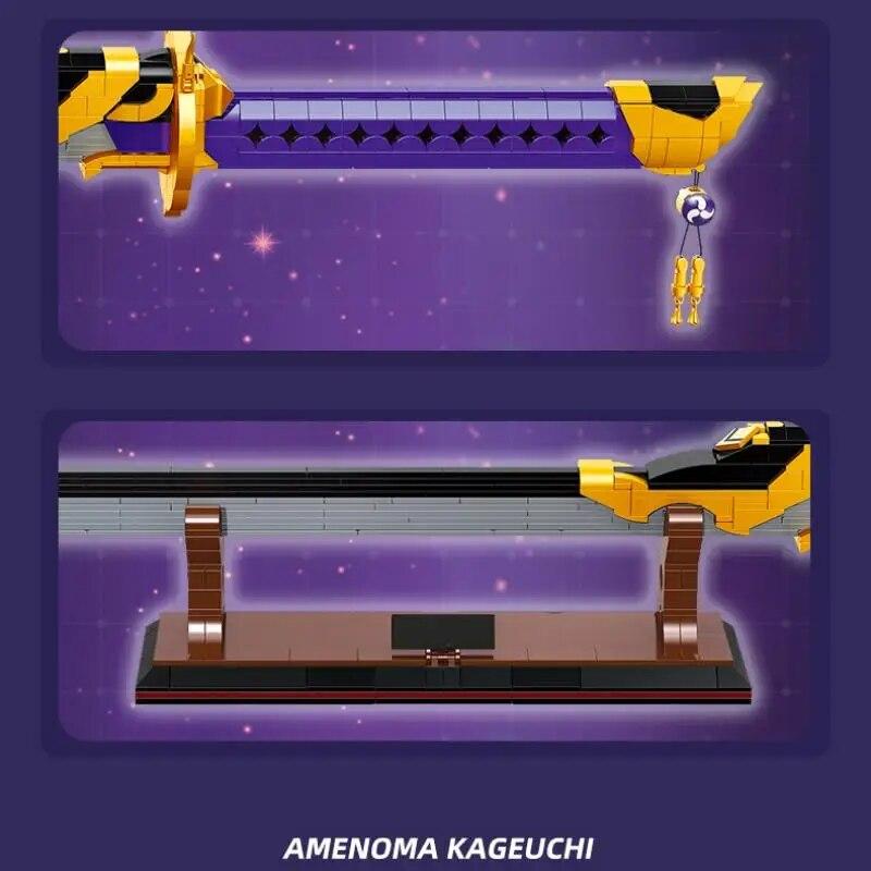 748 de bucăți blocuri de construcție cu sabie Tianmu Shadow Swords MOC model de asamblare cărămizi jucării decorare desktop cadouri de Crăciun pentru copii