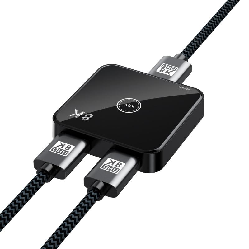 

Bidirectional 2 in 1 Out Switcher 8K 60Hz 2.1 Splitter for Console Supports 4K 120Hz Easy Installation 1