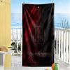 Ac Milan Personalized Text Beach Towel Soft Durable Quick-Dry Ideal for Travel Outdoor Swim Pool Yoga Surf Camping Hiking Gym Gift Holiday