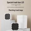 Durable Trash Can with High-Strength Garbage Bags - Full Box Replacement Set