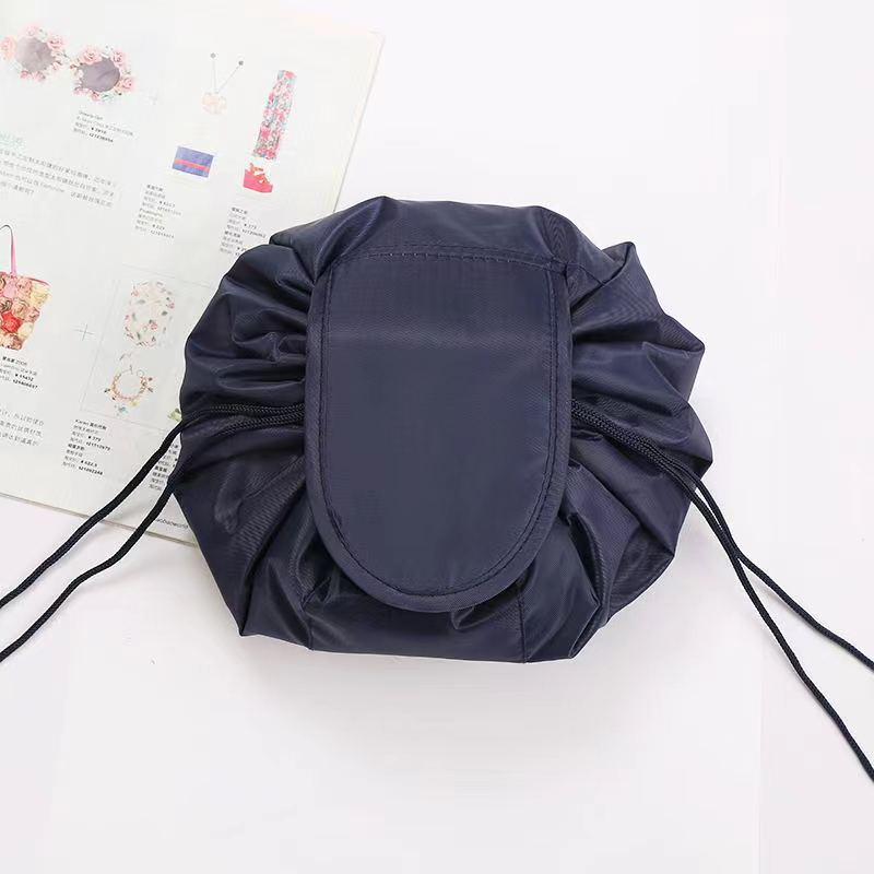Portable Women Cosmetic Organizer Bag Drawstring Travel Makeup Pouch Waterproof Toiletry Storage Case for Beauty Tools