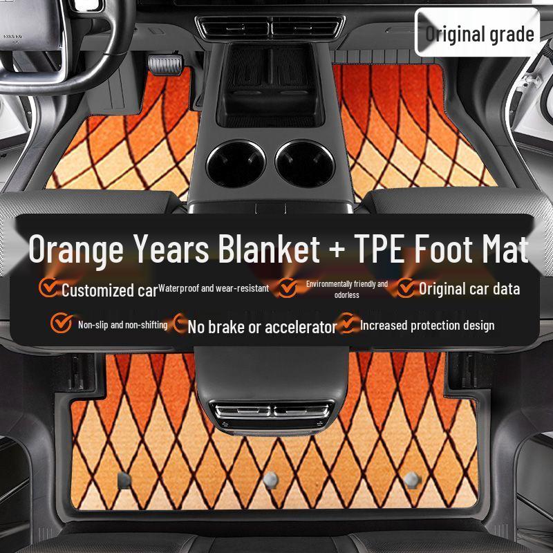 Li Auto L7 TPE Full Coverage Floor Mats - Updated Version for Car Interior Decoration