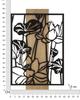 Wall Panel Lotus Iron And Wood Cm 60X2X90