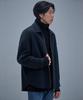 Shift.G Wool Blended Overfit Shirt Navy