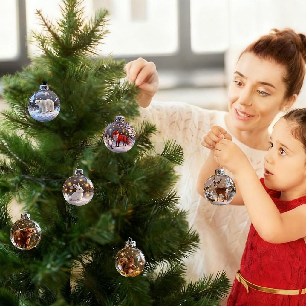 Christmas Decoration Home Decoration Small Model Playful Animal Decoration Ball