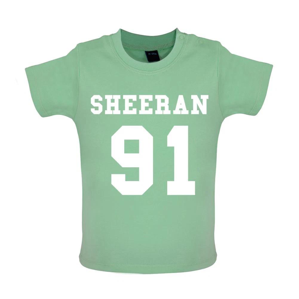Sheeran 91 - Baby Kids Boys Girls Unisex T-Shirt / Babygrow - Ed 1991 Fan Tour Love Music Gig Musician 160