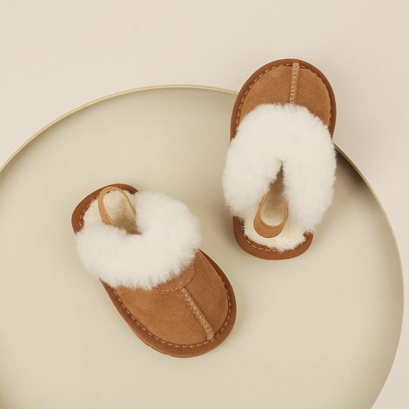 

Girls Korean version toddler baby children s baby fleece cotton slippers winter children s fluffy boys shoes factory order price 15-19 whole pieces (120 pairs) верблюд