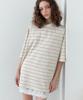 Baniswimeonteu Stripe Overfit Tee_Ivory