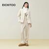 EICHITOO Faux Lamb Wool Short Coat