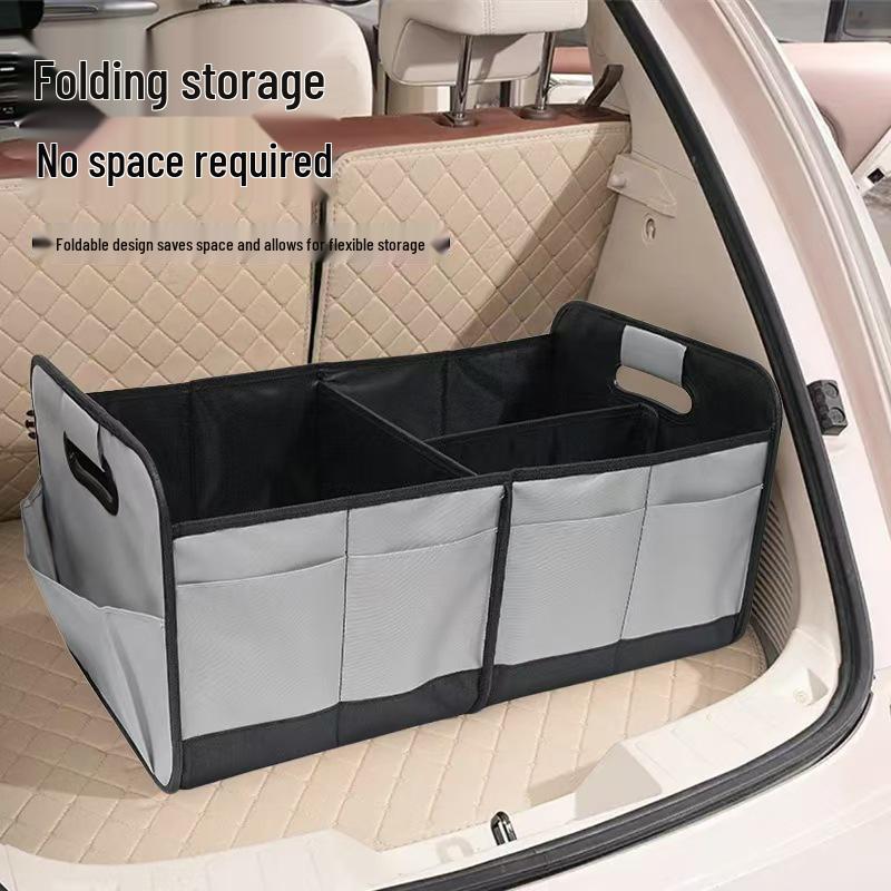 Cross-Border Foldable Oxford Cloth Car Trunk Storage Box - Large Capacity