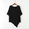 Women's Summer Loose Modal Cotton Irregular Hem T-Shirt