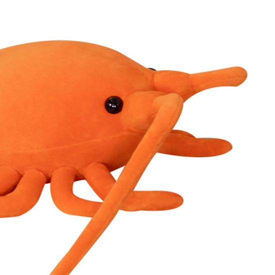 Lobster Plush Toy Soft Sofa Cushion Cute Sea Animal Doll Plushie Ornament Simulation Stuffed Lobster Doll Bedroom Sleep Pillow Birthday Gifts