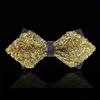 Papion Bărbați Strass Cristal Design Cer Înstelat Accesoriu Formal Reglabil pentru Seară Costum Smoking Petrecere Nuntă