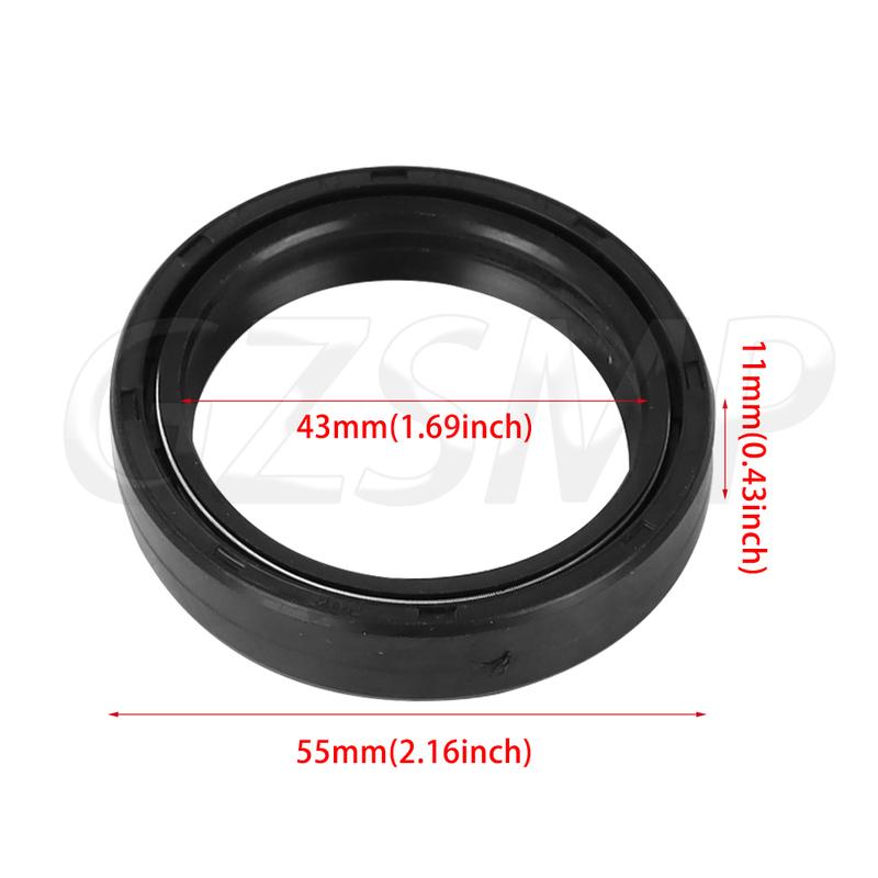 Fit for YAMAHA Bolt XVS950/ R-Spec 2014-2016 V-Star 250 XV250 Motorcycle Absorber Front Fork Oil Dust Seal 43x55x11