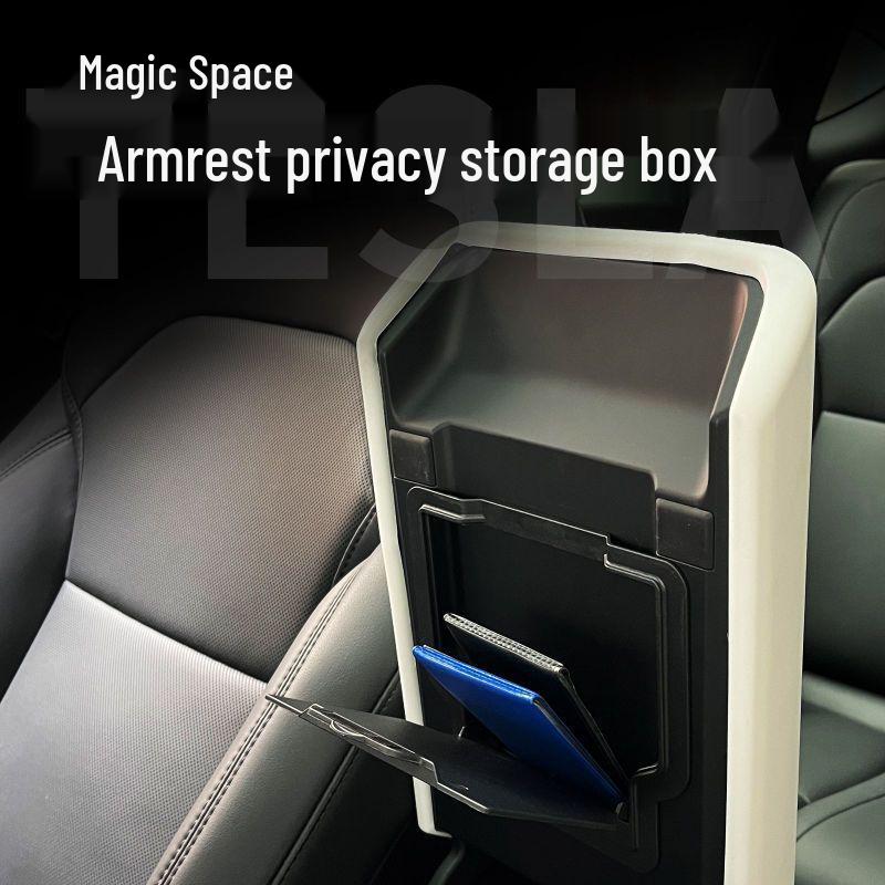 Tesla Model 3/Y/YL Armrest Box Magnetic Privacy Cover
