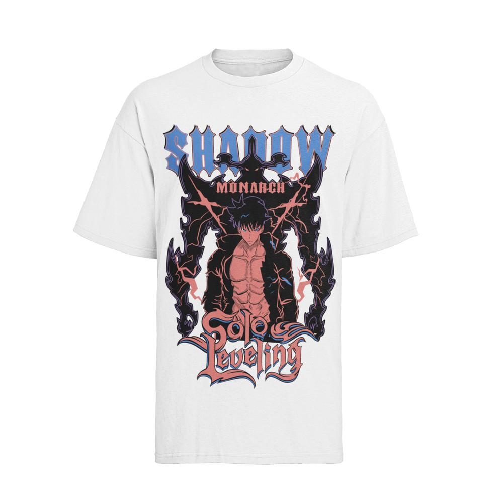 

Solo Leveling Sung Jin Woo Anime Monarch Demon Damen Oversize Shirt Baumw L