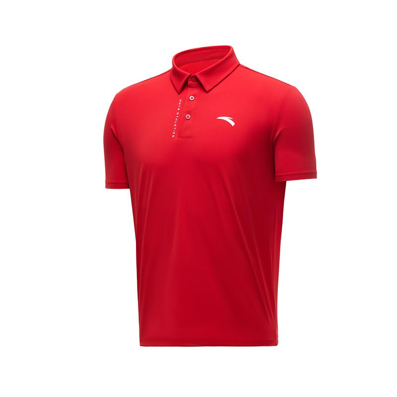 

Anta Удобная Простая Футболка-поло с коротким рукавом для спорта Мужские топы 452530203-3 L